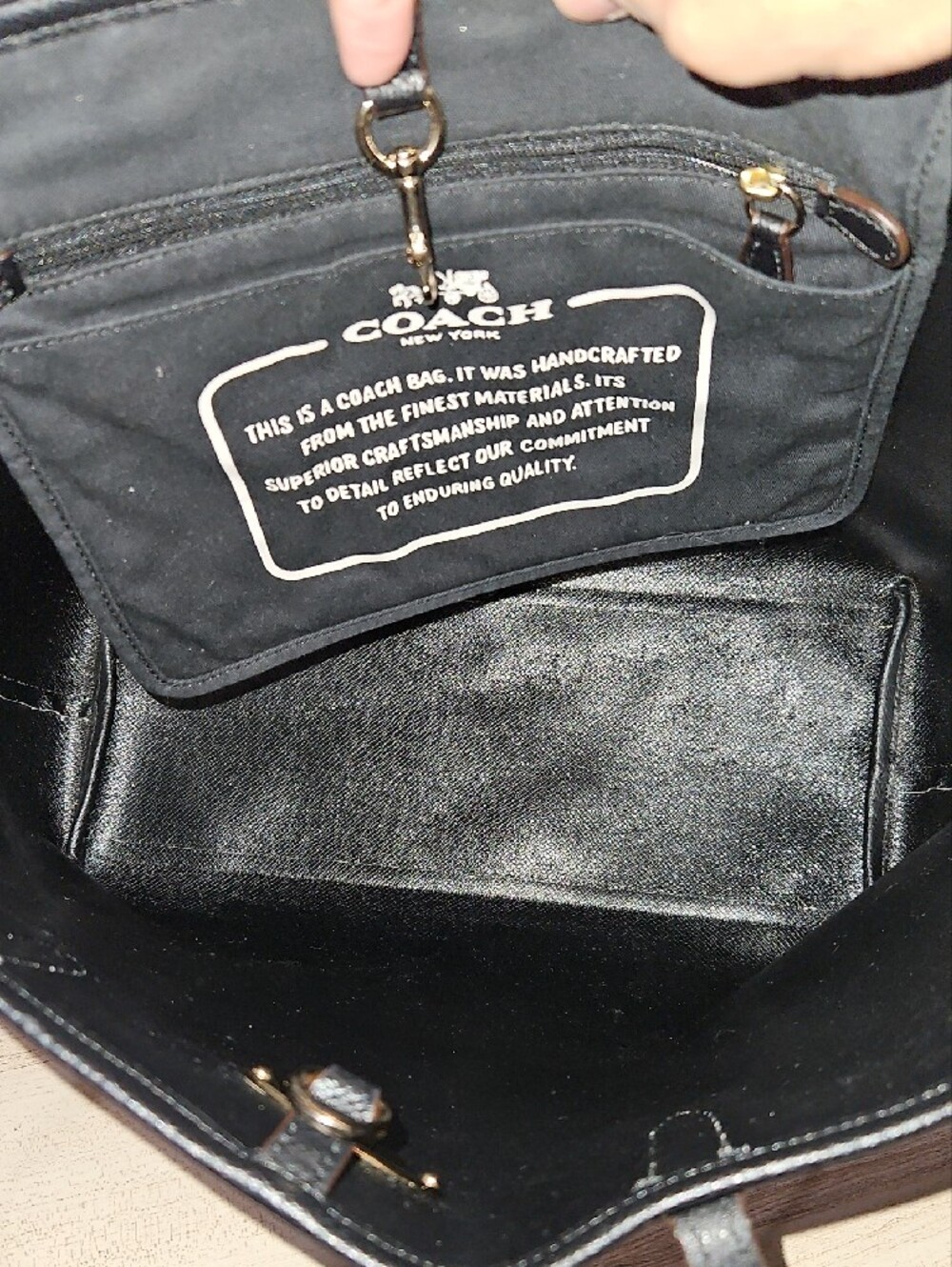 COACH EUC Leopard-Print City Tote - Picture 6 of 13
